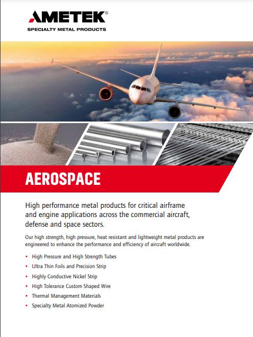 Off to new horizons with high-performance metal products