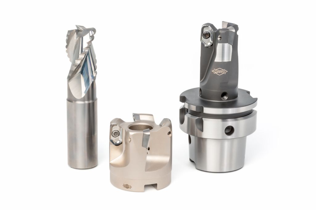 With the OptiMill-Alu-Wave and the NeoMill-Alu-QBig, Mapal showcases a complete range of products for high-volume machining of aluminium